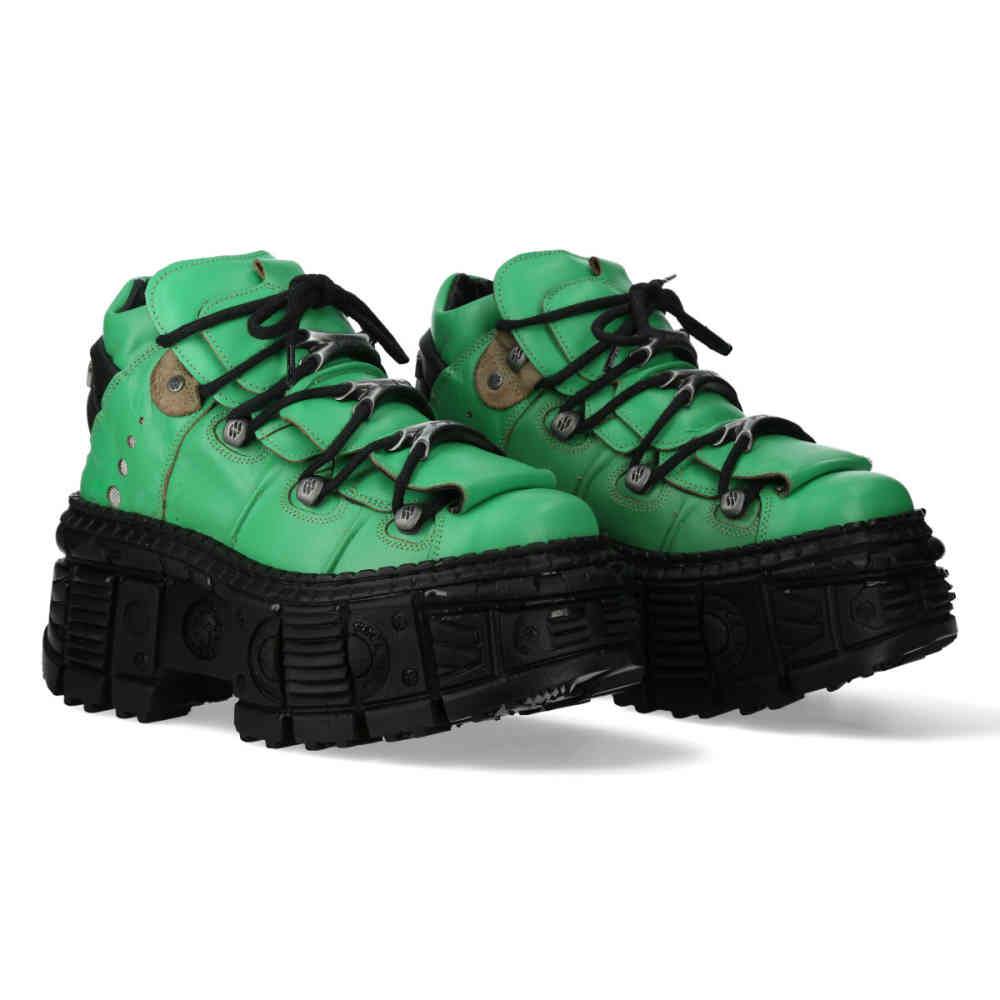 New Rock - MWALL106S29 Baskets à plateforme - Vert Product image